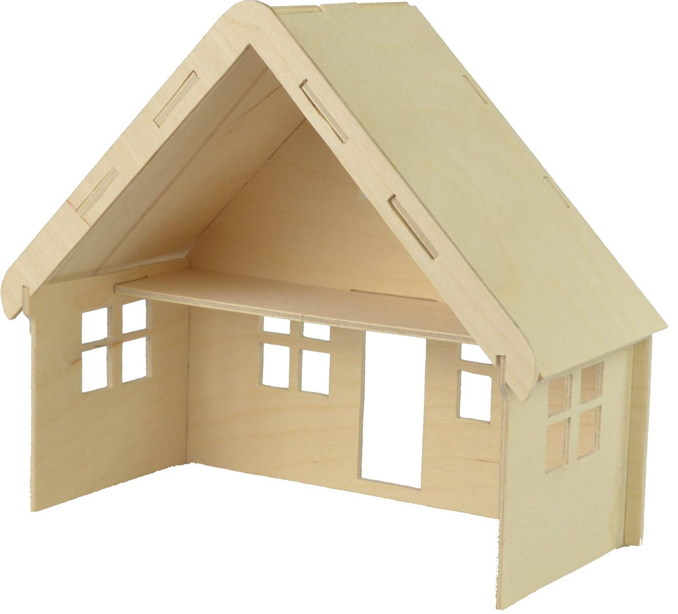 Pebaro 880/1 Wooden 3D Puzzle Dollhouse Small