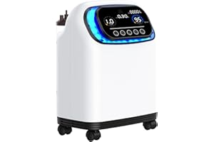 SECHEER Oxygen Concentrator Machine,1-9L Adjustable Oxygen Concentrator,Low Noise Portable Oxygen Concentrator for Home Use,95% Oxygen Machine for Home and Travel