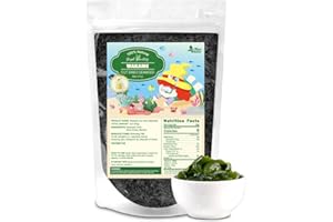 NICE WITCH'S Korean 100% Pure Dried Cut Seaweed 85 g / 3 oz - Baby Seaweed Flakes, Wakame, Miyeok, 자른미역