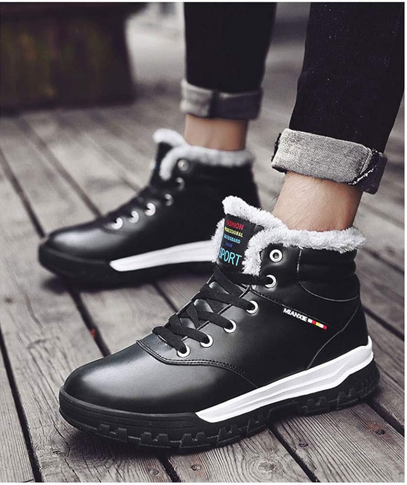 Fashion Sneakers ZXLO Mens Warm Winter 