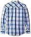 Wrangler Men's Western Fashion Two Pocket Long Sleeve Snap