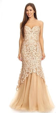 amazon champagne dress