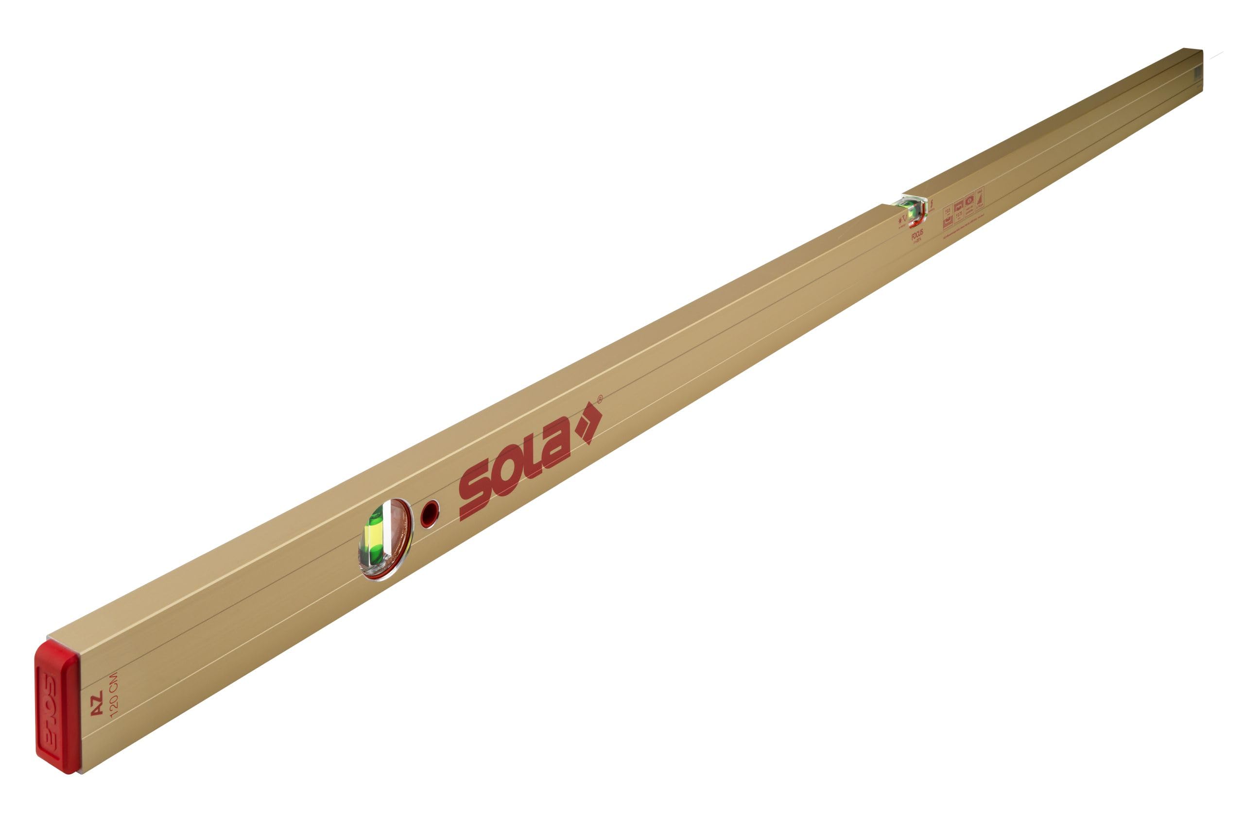 Sola 1161401 "AZ 120" Spirit Level, Gold, 120 cm