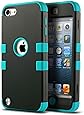 Coque TPU Souple Et Fine Pour IPod Touch 5/6/7 - Motif Fleur Bleue - Protection Anti-chocs Et Anti-rayures