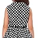 Grace Karin Girls Retro Sleeveless Lapel Collar Polka Dots Dresses