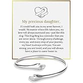 HUASAI Hug Bracelet Hug Time Bracelet Granddaughter Bracelets To My Granddaughter Gifts From Grandma