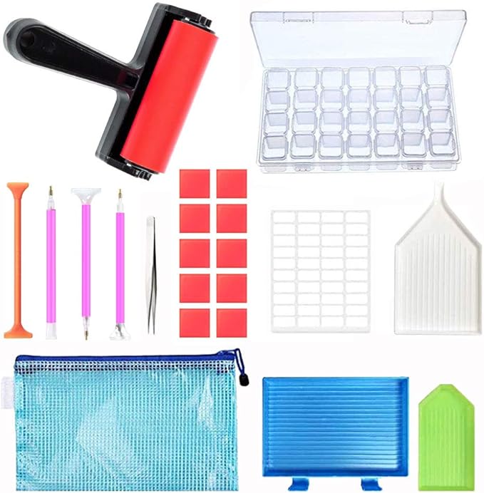 22 Pieces 5D Diamond Painting Accessories and Tools Kits