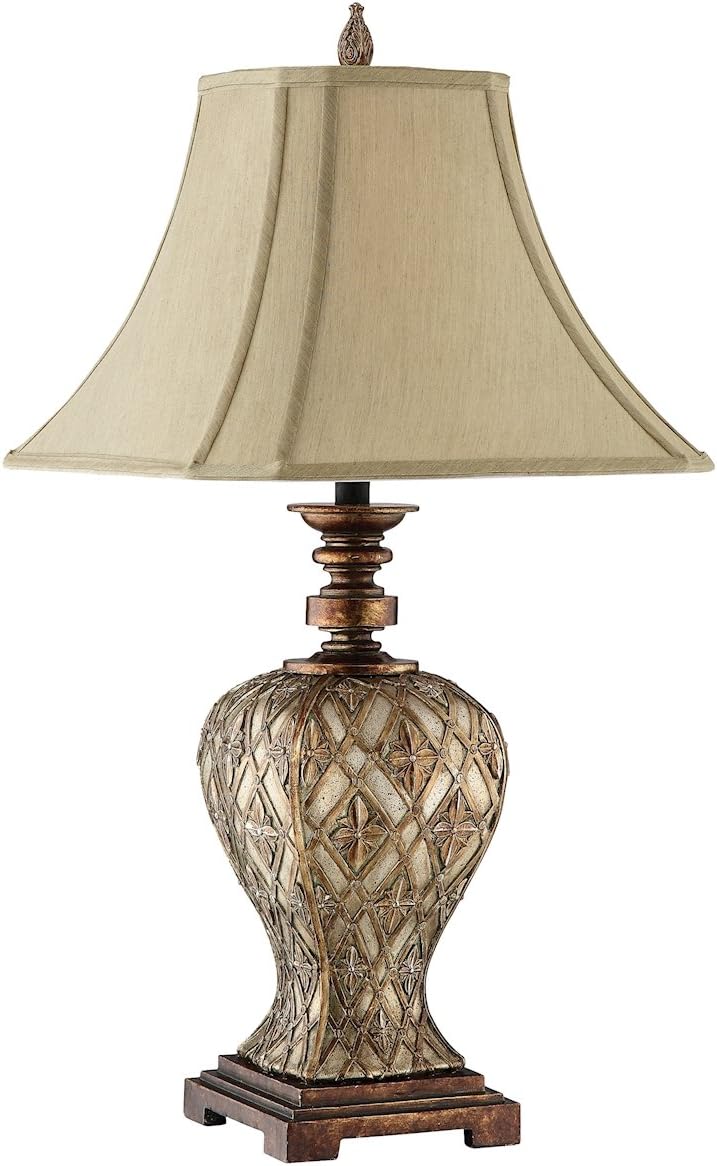 basket weave table lamp
