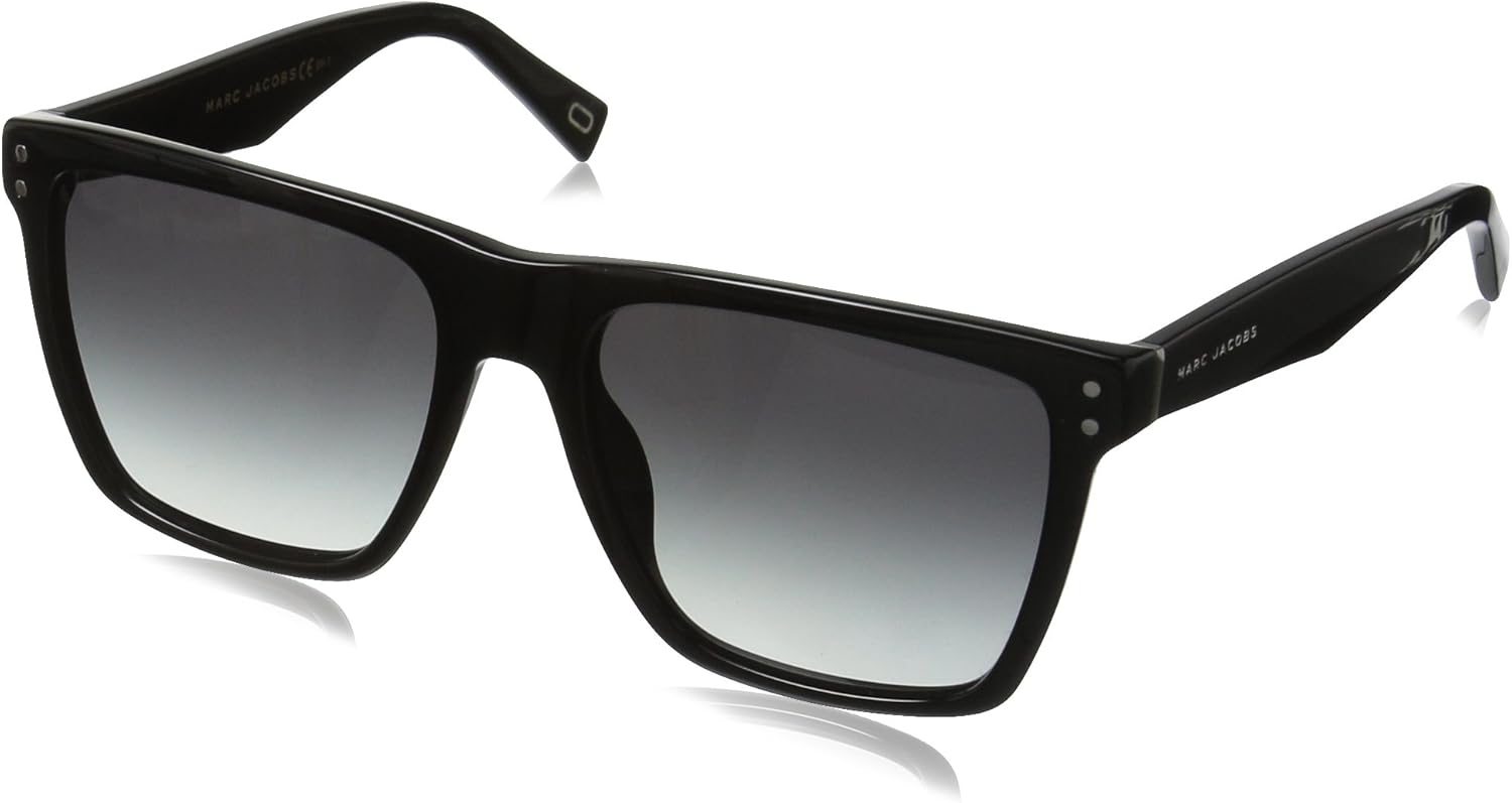 Marc Jacobs Women's MARC119/S Square Sunglasses, Black/Dark