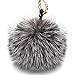 FURTALK Fur Pom Pom Keychain Bag Charm Fur Handbag Charms Original