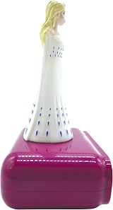 Lexibook Frozen Elsa Nightlight Alarm Clock LCD Backlit Snooze Purple RL800FZ view 2