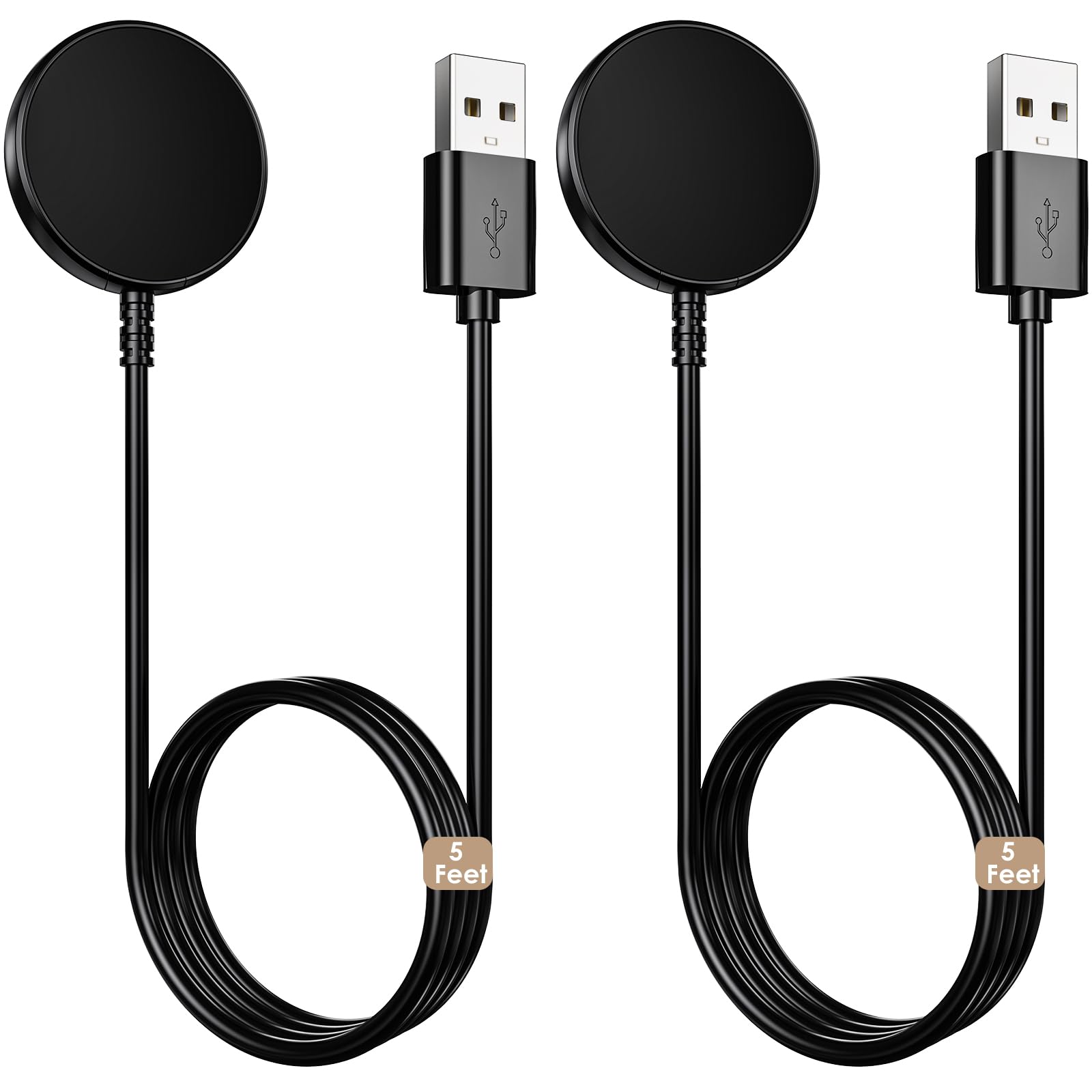 2 Pack for Samsung Galaxy Watch Charger Compatible