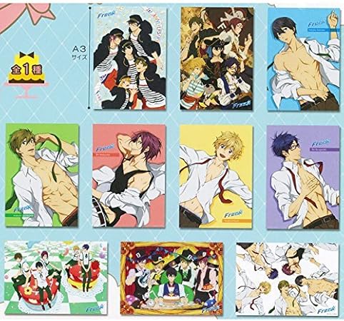 Amazon タイトーくじ Free Sugar Cake 描き下ろしメモリアルイラストセット賞 アニメ 萌えグッズ 通販