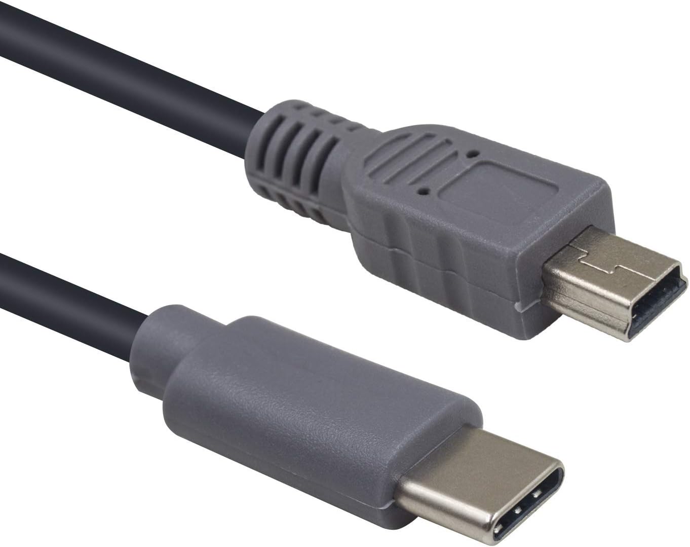 Duttek Mini USB to USB C OTG Cable, USB Type C Male to Mini B Male with OTG Cable for Macbook iMac Pro - Image 3