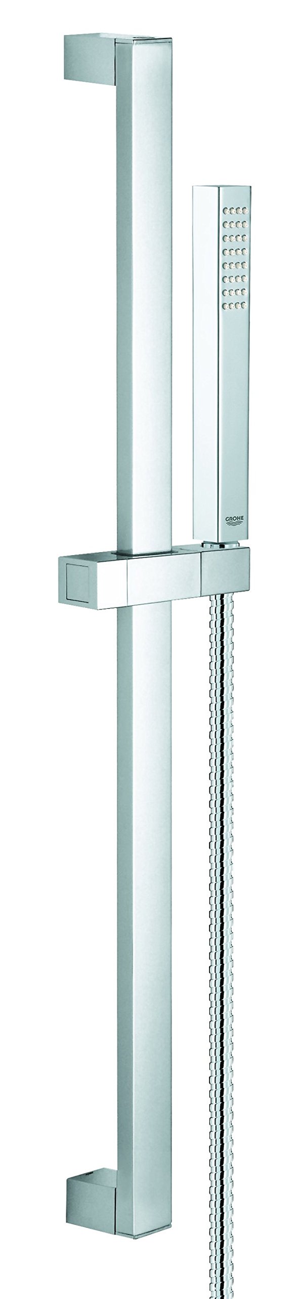 Grohe Euphoria Cube Plus Metal Hand Shower Set with 600mm Shower Rail - Chrome Finish