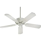 78525-8 Chateaux 5-Blade Energy Star Ceiling Fan with Studio White Blades, 52-Inch, Studio White Finish
