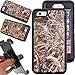 iPhone 6s Phone Case with Screen Protector,iPhone 6 Case with Belt Clip,Vodico Heavy Duty Defender Camo Silicone Protective Cover+Hard Bumper Shockproof Stand Holster Cases for Men/Women (W Black)