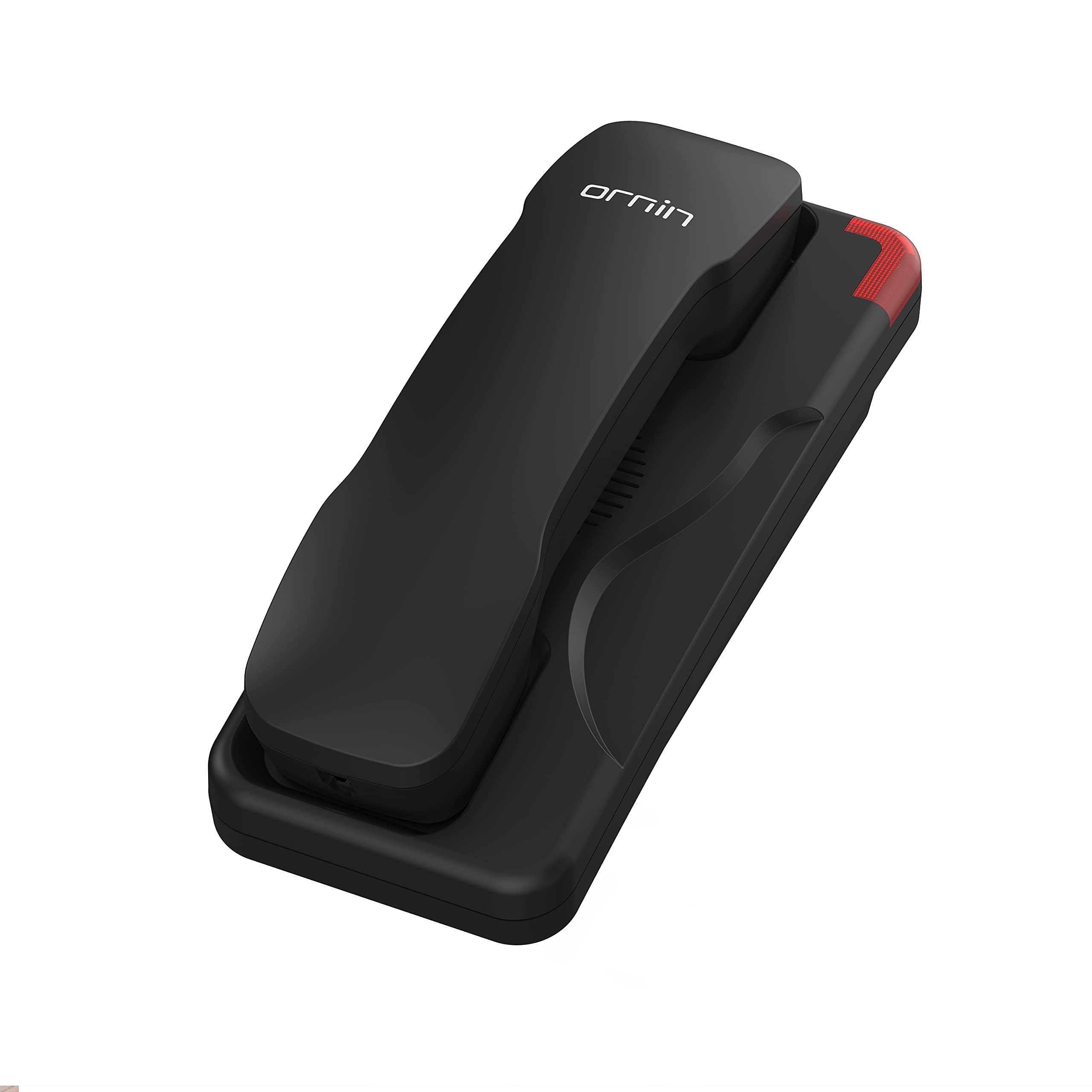 Ornin T108 Trimline Corded Telephone, SOS Key, Wall Mounted Hotel Phone, (Black)