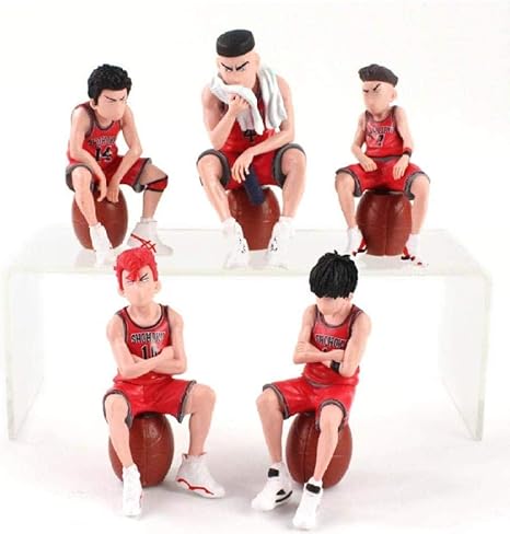 Amazon Co Jp アニメモデルstatueslamダンクは桜木花道流川楓赤城武徳宮城リョータ湘北バスケットボール選手モデルのおもちゃの5pcs 10cmのフィギュア Melodyus ホーム キッチン
