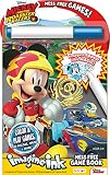 Bendon 41686 Disney Imagine Ink Mess Free Game Book, Mickey and Roadster Racers