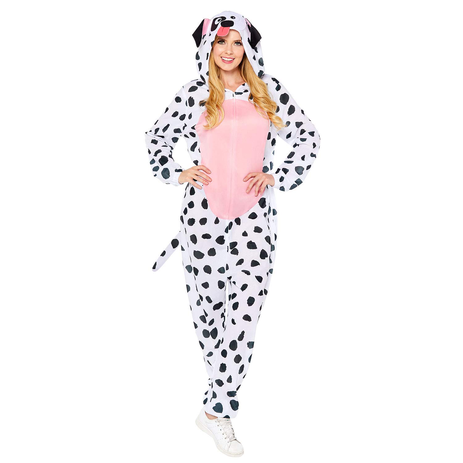 (PKT) (Fix 2/1) (9908788) Adult Dog Onesie Costume One Piece (Plus Size)