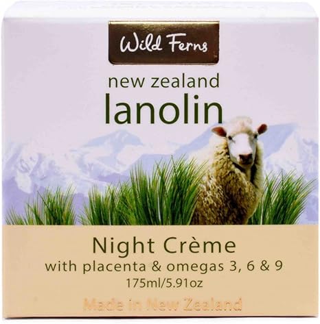 Amazon ラノリン ナイトクリーム プラセンタとオメガ3 6 9入り ニュージーランド限定品 海外直送品 Parrs Products Ltd パース プロダクト 乳液 クリーム 通販