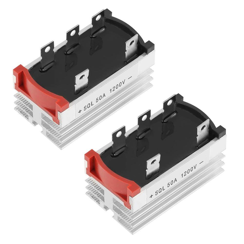 3 Phase Bridge Rectifier, 50 Amp 1200V AC to DC High Power 3 Phase Bridge Rectifier, 50 Amp 1200V AC to DC High Power