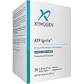 XYMOGEN ATP Ignite Revitalizing Energy Drink Powder - Supports Electrolyte Replacement + ATP Biosynthesis with Antioxidants, Aminos, Vitamins, Electrolytes + 95mg Caffeine (30 Citrus Stick Packs)