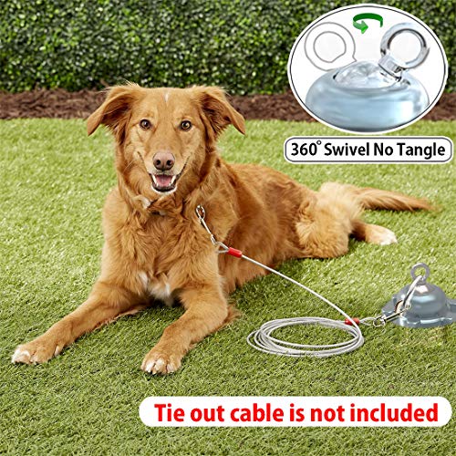 360° Swivel Dog Tie Out Stake Dog Anchor Lifetime Replacement Heavy