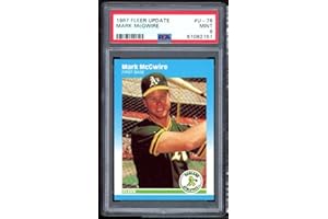 Mark Mcgwire Rookie Card 1987 Fleer Update #U-76 PSA 9