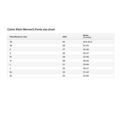 calvin klein plus size size chart