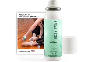 So Danca - Spray Rosin AC34 3.3 oz | Instant Grip Enhancer for Dance Shoes in General, Soles, Pointe Ribbons or Anything Else – Portable Bottle Keeps You Grounded - Slip no More!