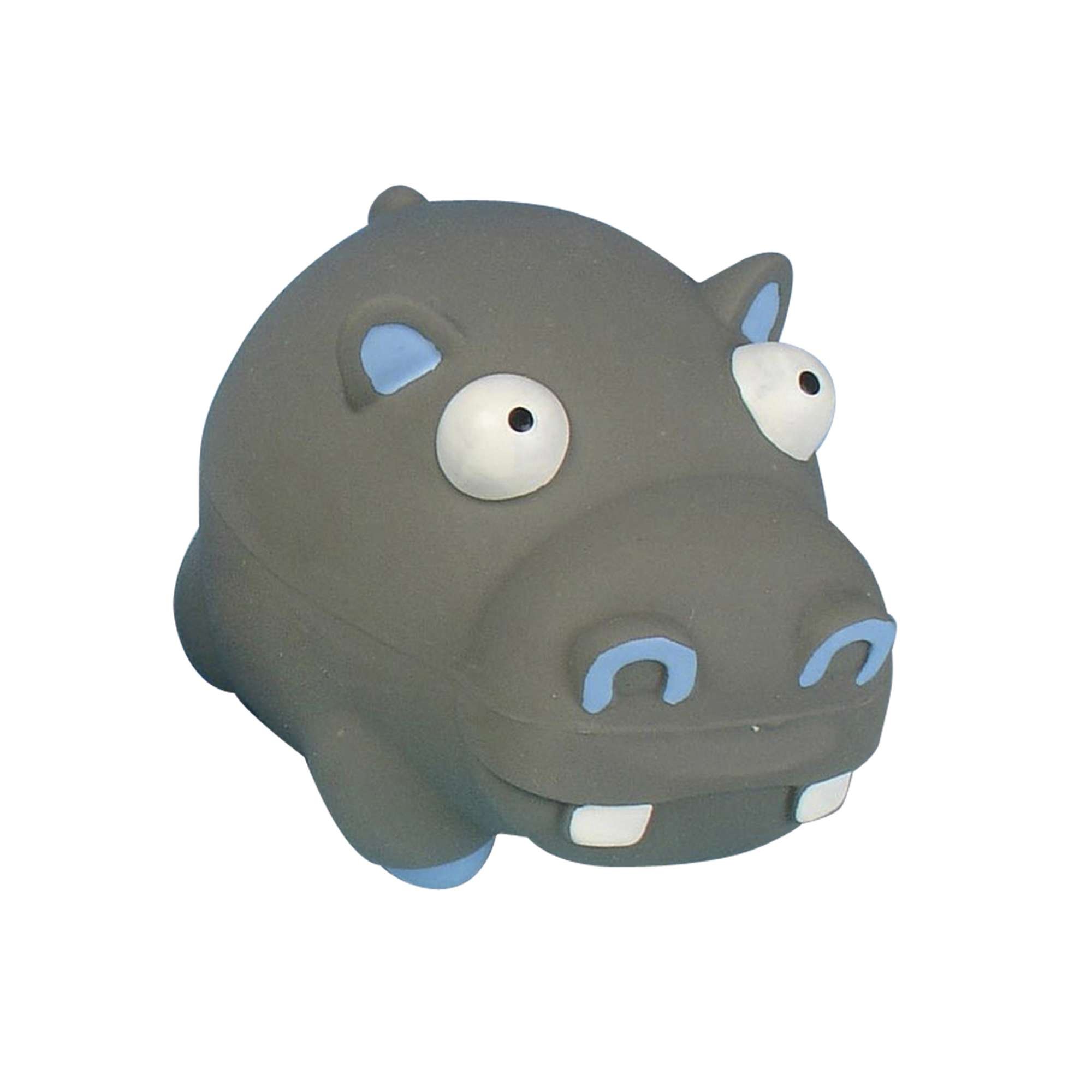 ICA DWL102 Grey Latex Hippo with Sound for Dogs