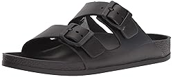 MIA Women's Jasmin Slide Sandal, Black, 10 Medium US