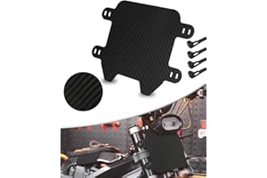 JFG RACING NACORE Real Carbon Fiber DH Number Plate, Sur Ron License Plate for Sur Ron X/S, STING X3/MX3/MX4/MX5 Electric Dirt Bike And DH Fork Bikes, BLACK