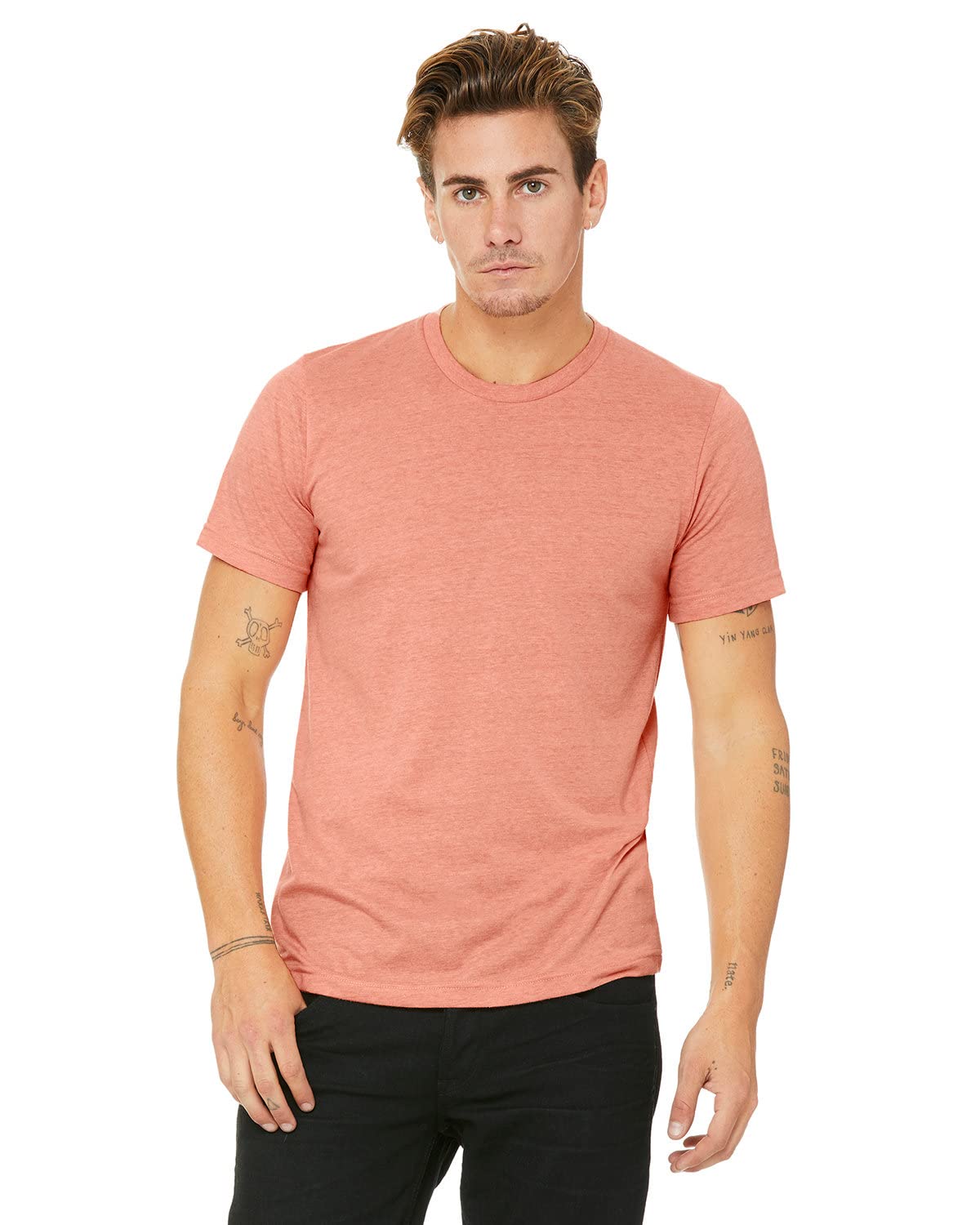 Bella + Canvas Unisex Heather CVC T-Shirt S HEATHER