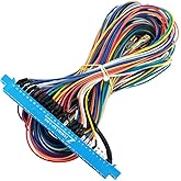 DEVMO 28 Pins Jamma Harness Cabinet Wire Wiring Loom for Arcade Game PCB Video Board Machine Video Consoles Jamma Pandora Box