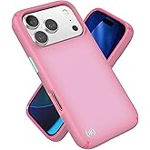 Speck Presidio LUX for iPhone 17 Pro Case, MagSafe-Compatible, Slim Protective Case, IBIS Pink/Dark IBIS/KANOM Green