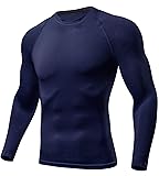 Lavento Men's Compression Shirts Crewneck