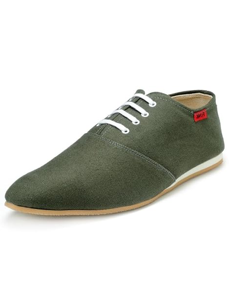 olive green canvas shoes