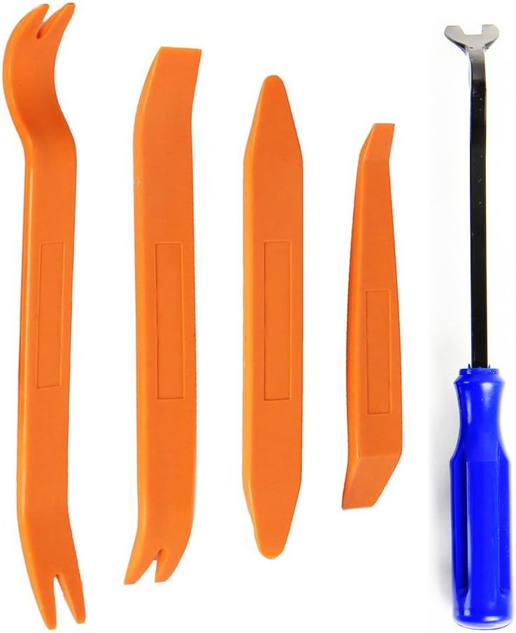 Gebildet 4pcs Auto Trim Removal Tool, Car Interior Door Audio Radio Panel Dashboard Strong Removal Kit
