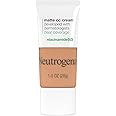 Neutrogena Clear Coverage Flawless Matte CC Cream, Full-Coverage Color Correcting Cream Face Makeup with Niacinamide (b3), Hypoallergenic, Oil Free & Fragrance Free, Wheat, 1 oz
