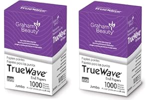 SALON CA Graham Beauty Salon Truewave Jumbo 4" x 2.5" Paper 1000 Pcs - HC-26067 (2 Pack)
