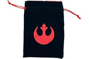 BootUS Star Wars Inspired Dice Bag (Rebel Alliance), Black