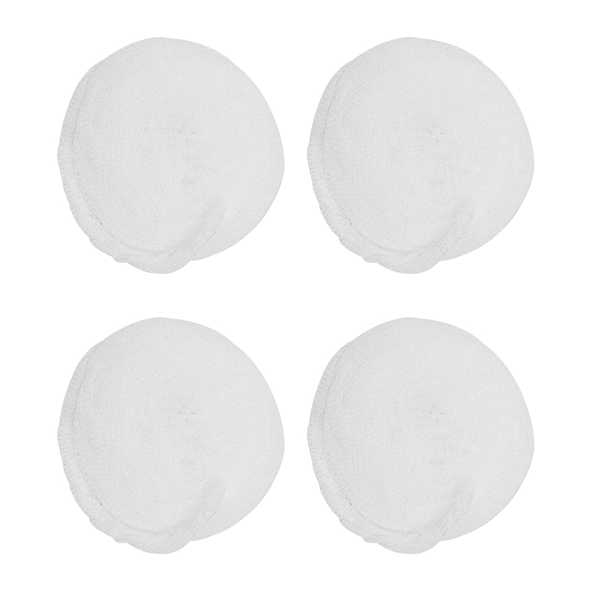 Alnicov PVA Mesh for Carp Fishing PVA Water-Soluble Mesh Bag Large Capacity for Boilie Bait Precise Feeding -Pack of 4