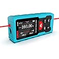 Kiprim 393ft Dual Laser Distance Measuring Tool LD120S, 120m Total Range, Electronic Level, Precise Measurements, and Pythagorean Function - Ideal for Construction, DIY, and Home Renovation