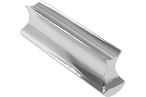 Zorfeter Silver Guitar Slide Bar, Stainless Steel Tone Bar Slide for Electric Guitar Accessories Lap Steel Guitar Hawaiian Gu