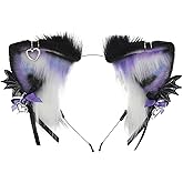 Faylay Women Fashion Cat Ear Headband Furry Cosplay Party Stylish Hairband Accessories (JYLL)