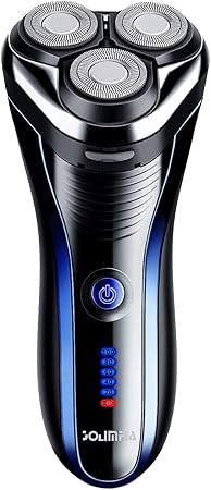 Solimpia Electric Shaver For Men Rotary Shaver Wet Dry Electric Shaving Razors With Pop Up Trimmer Waterproof Cordless Rechargeable Amazon Co Uk Health Personal Care