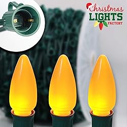 CHRISTMAS LIGHTS FACTORY - C9 - Orange - Super